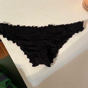 Black bathing suit bottoms